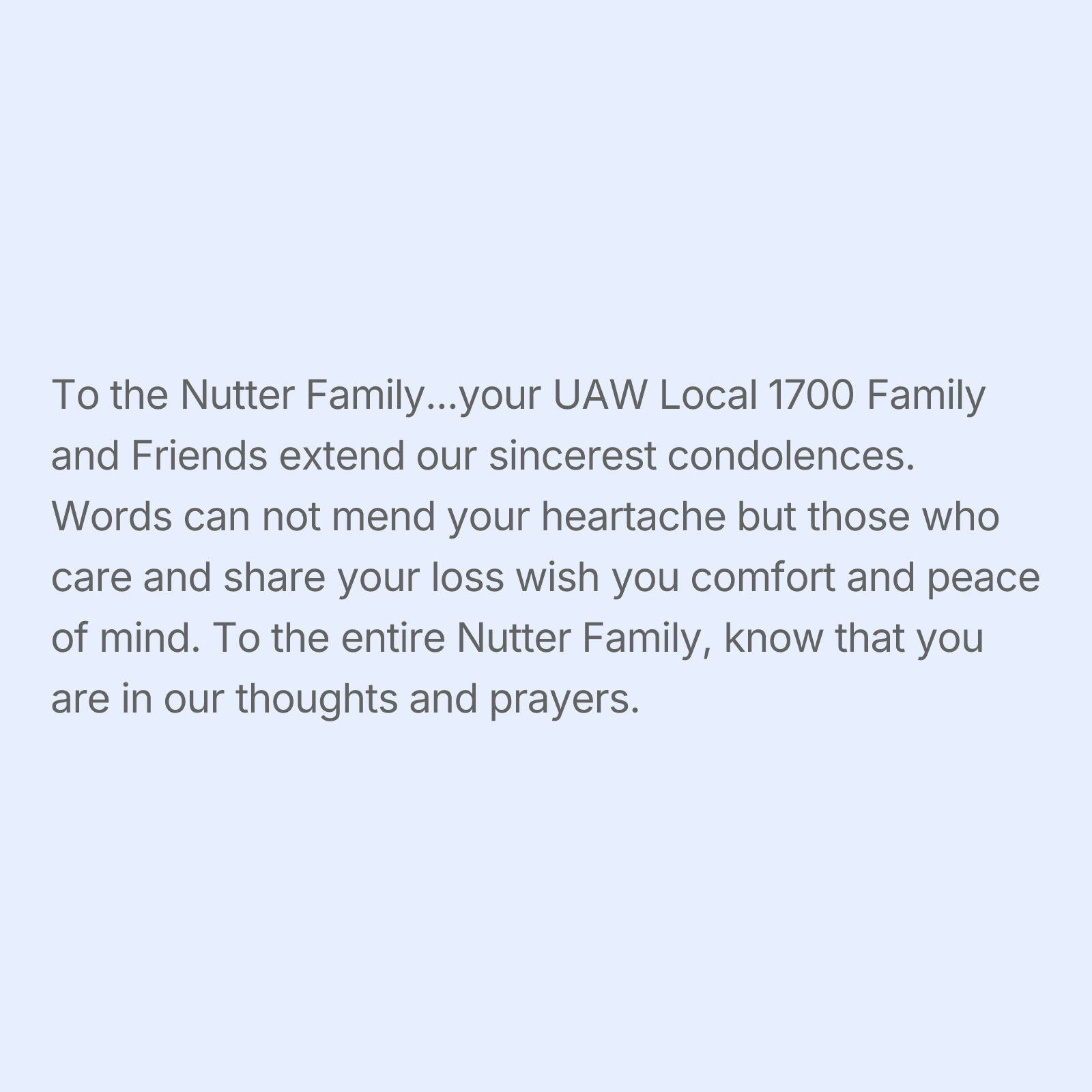 Tribute Wall | Jeffery P. 