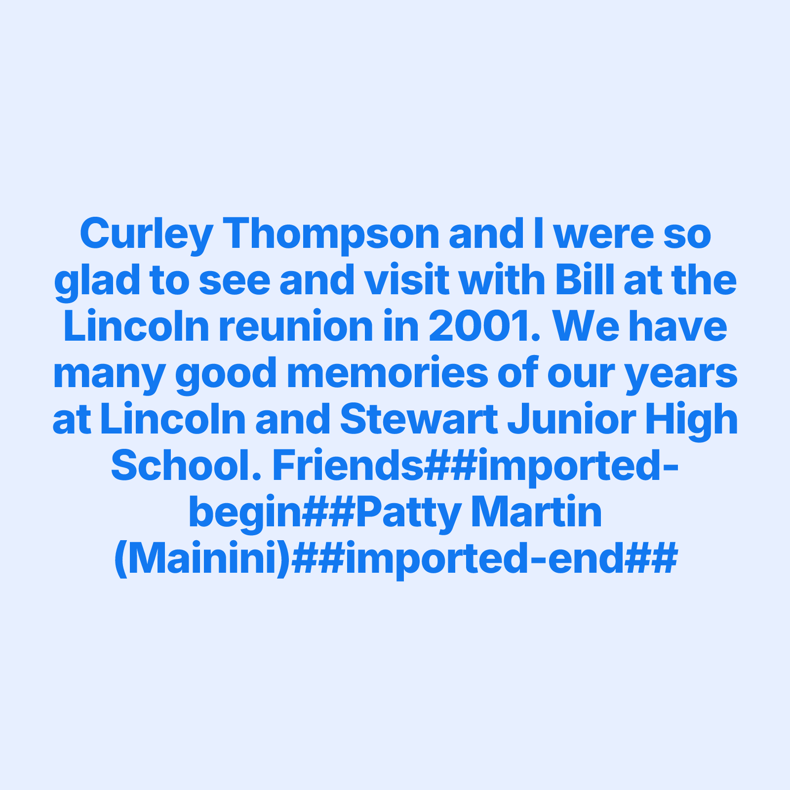 Tribute Wall | Marcus William Hale,