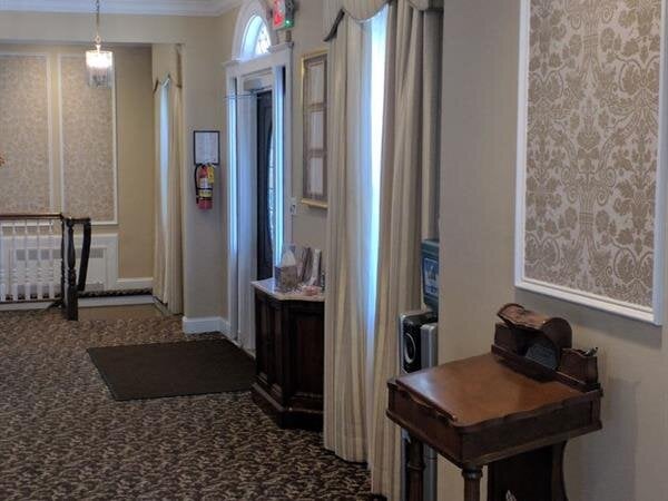 Roslyn Heights Funeral Home foyer entryway