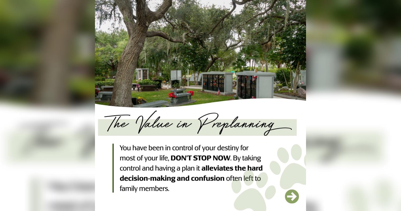 Taking charge of your future ensures clarity and eases stress for family members left behind.