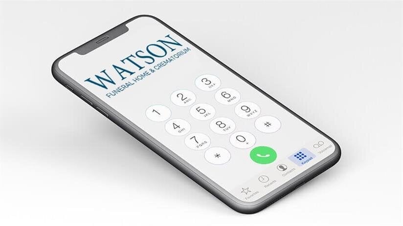 A phone with a screen on it