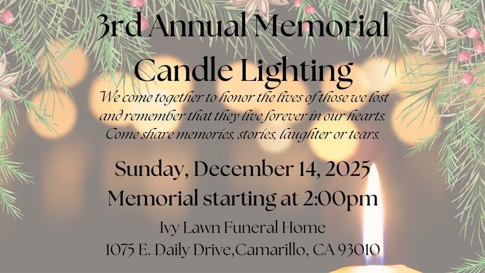 3rd Annual Memorial Candle Lighting photo #1