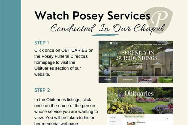A website page with a few images