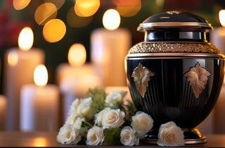 Cremation with Funeral Package and Memorialization: $5395