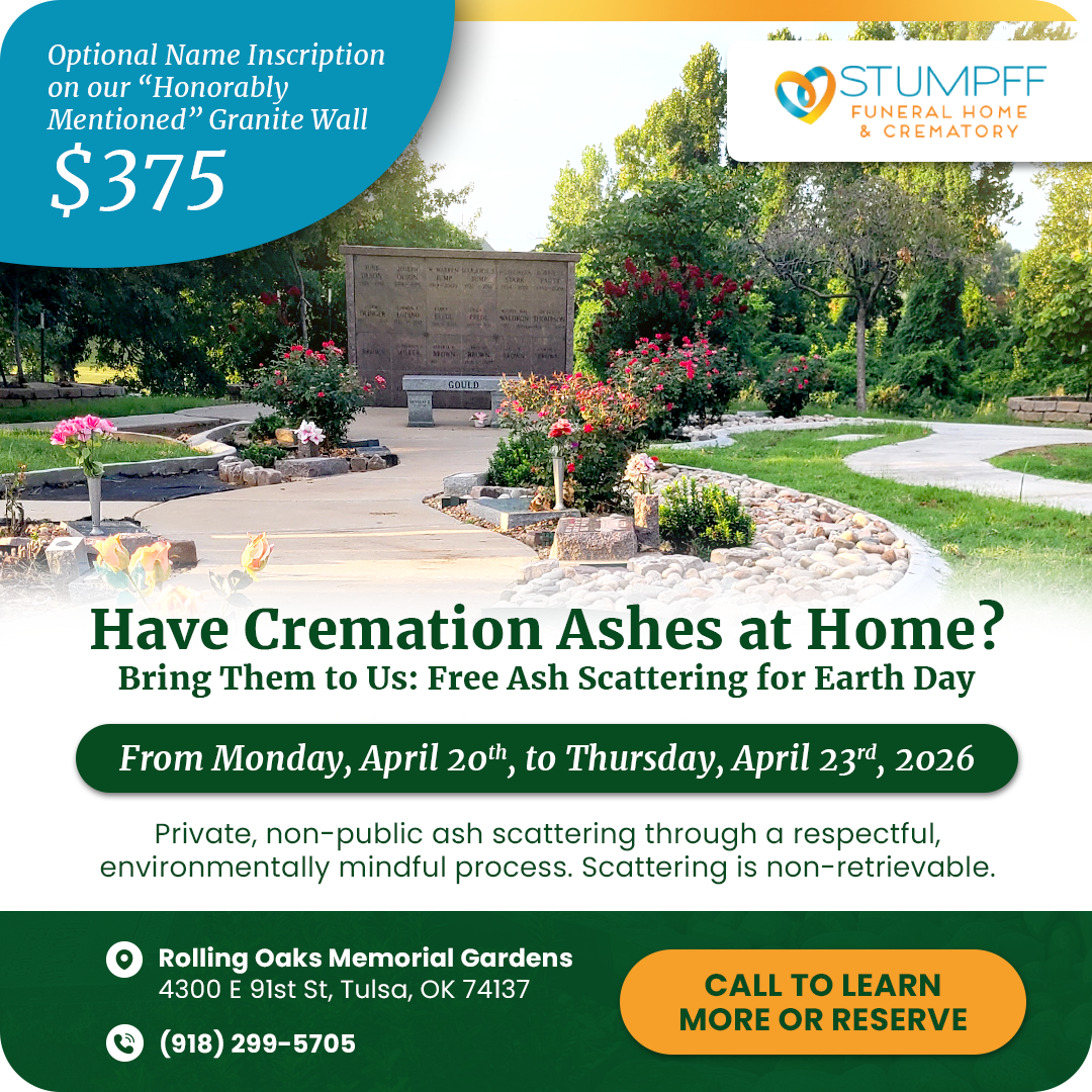 Free Earth Day Ash Scattering