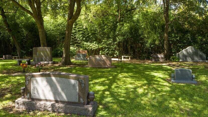 our beautiful and well-maintained burial grounds