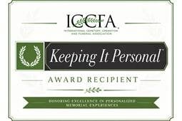 ICCFA KIP Awards The ICCFA Keeping It Personal Award honors funeral homes that create truly meaningful and...