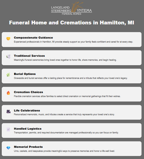 Funeral Home and Cremations in Hamilton, MI