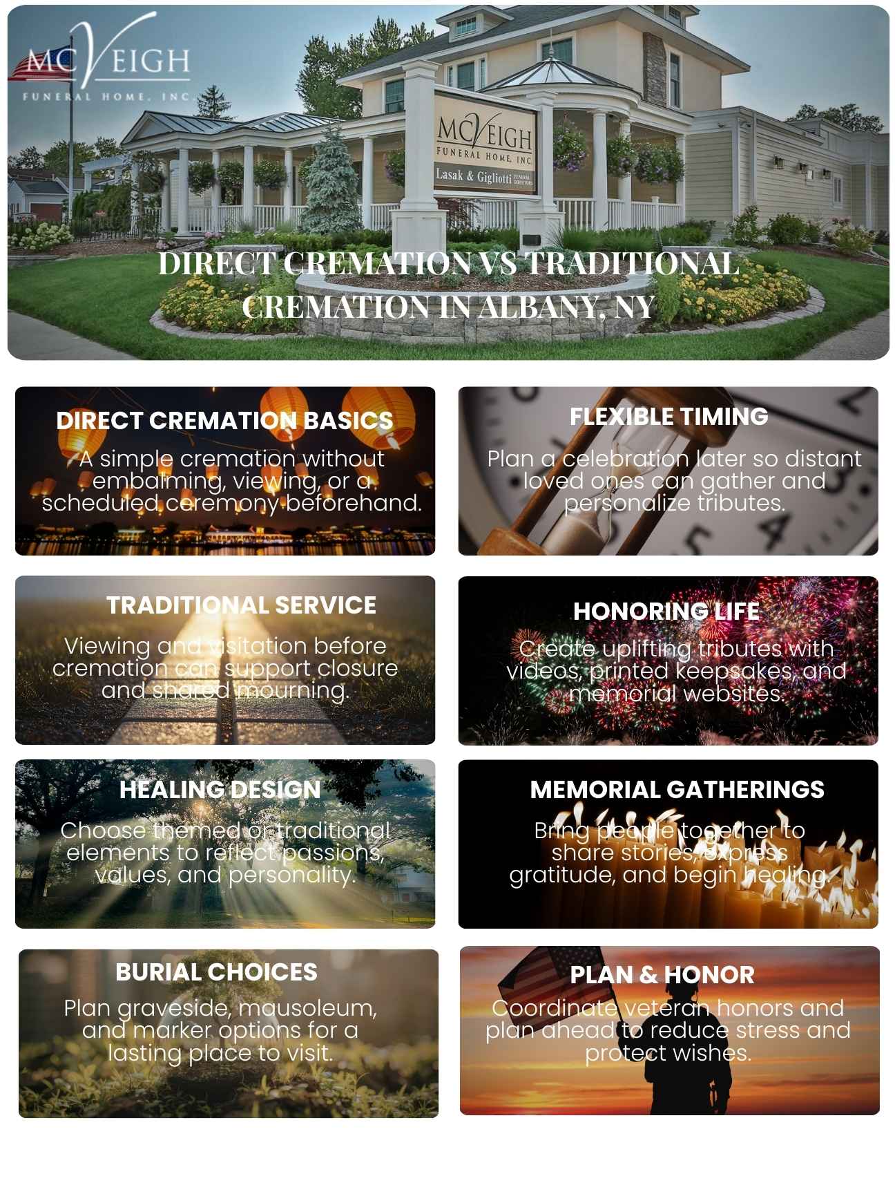 Direct cremation vs traditional cremation in Albany NY