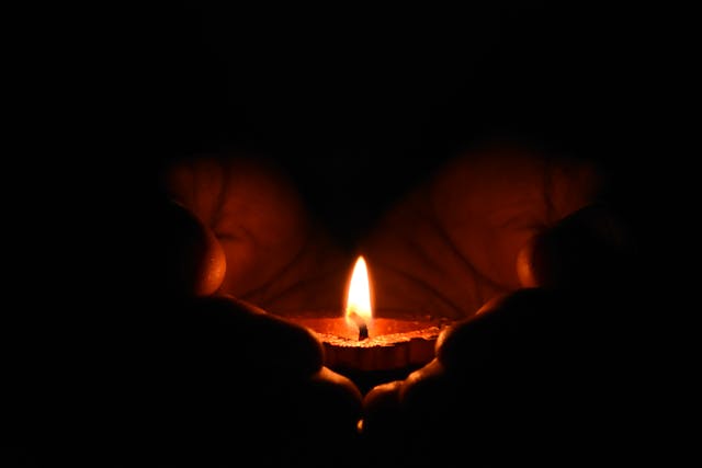 Cremation Services candlelight vigil by Schenectady, NY cremation services