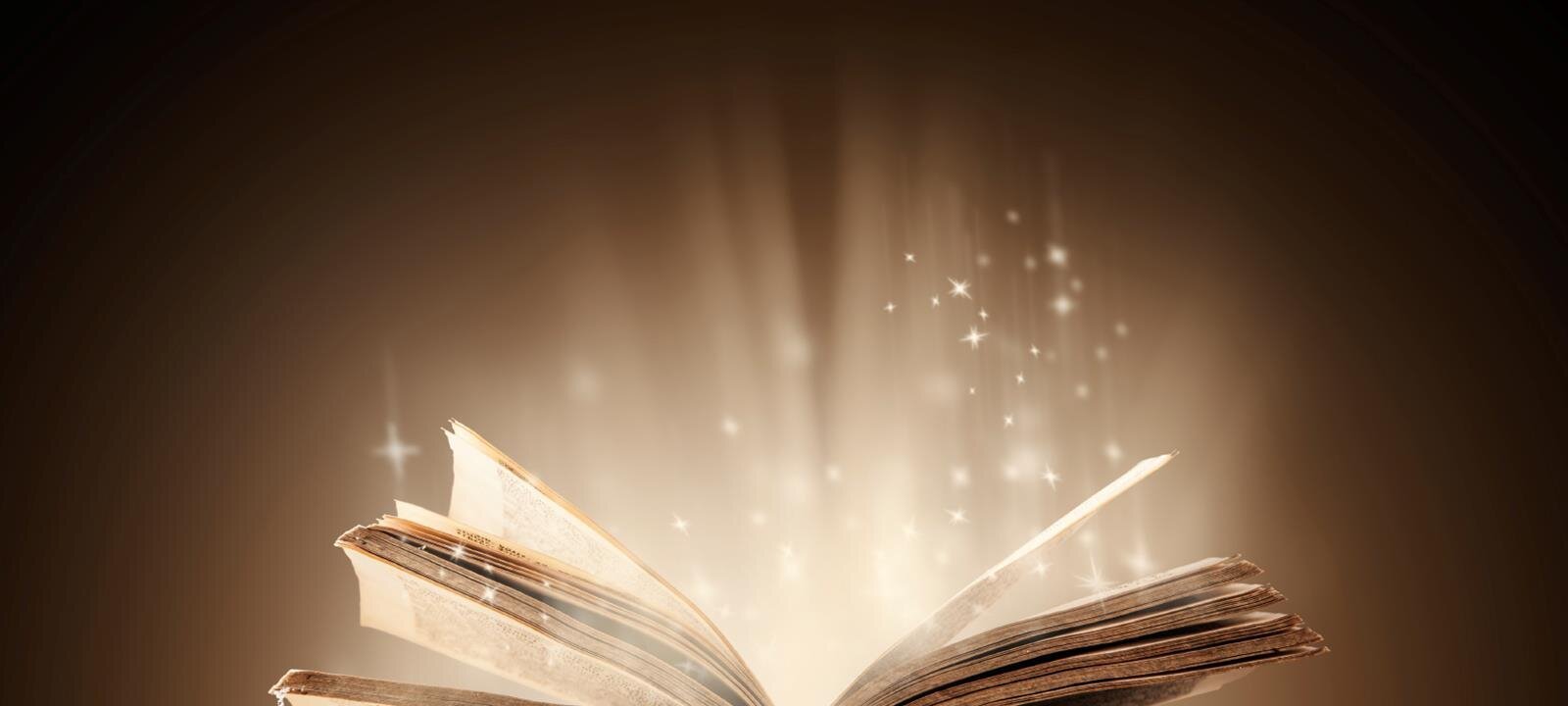 Book opening with magical effect