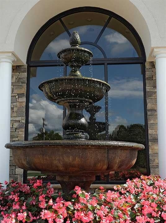 The beauty flows outside