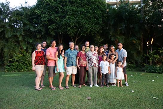 A group of people posing for a photo