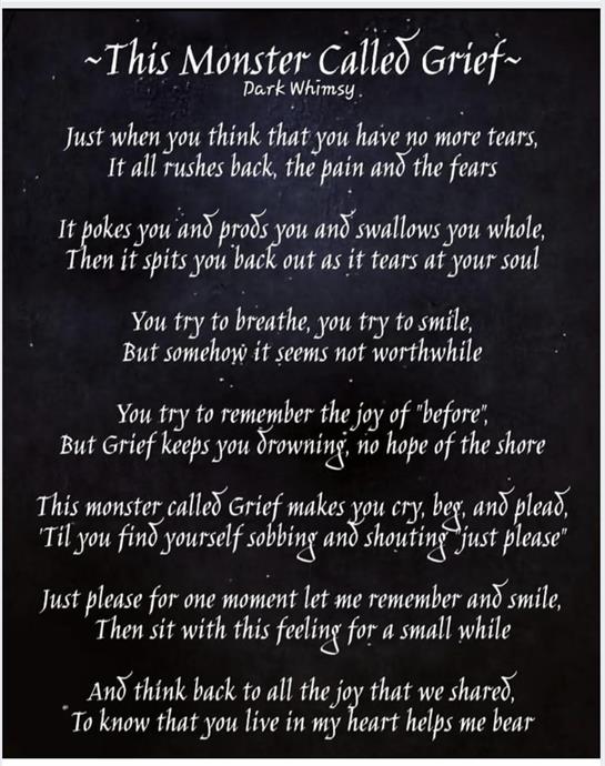 A poignant poem urges reflection on grief and the joy of shared moments.