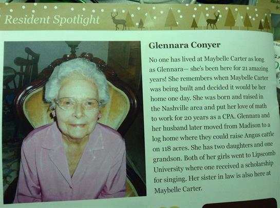 Glennaara Conyer shares her life, achievements, and Nashville family legacy.