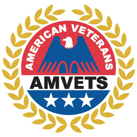 Emblem representing American Veterans, showcasing commitment to patriotism and community support.