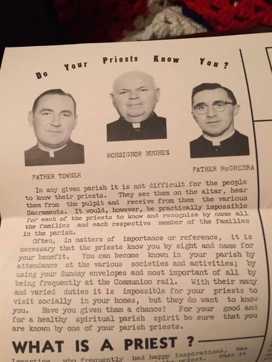 Parish leaders share guidance and insights with the community during a local gathering.