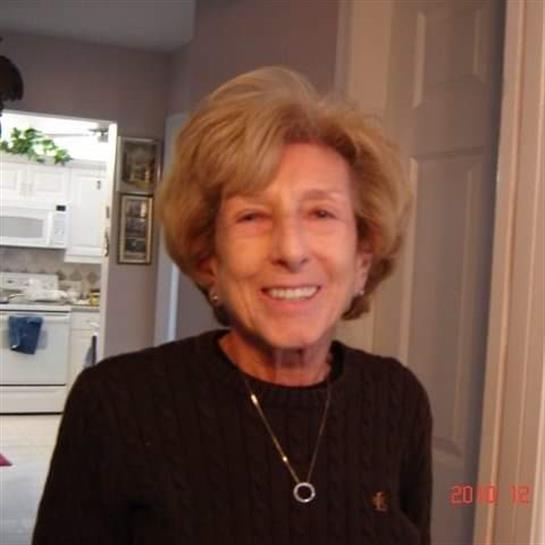 A woman smiling at camera