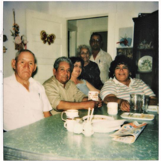 Group of relatives enjoying each other's company at a warm indoor gathering filled with joy.