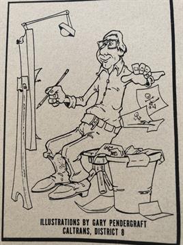 A worker sketches at a desk, surrounded by papers and tools, exuding a relaxed and creative vibe.