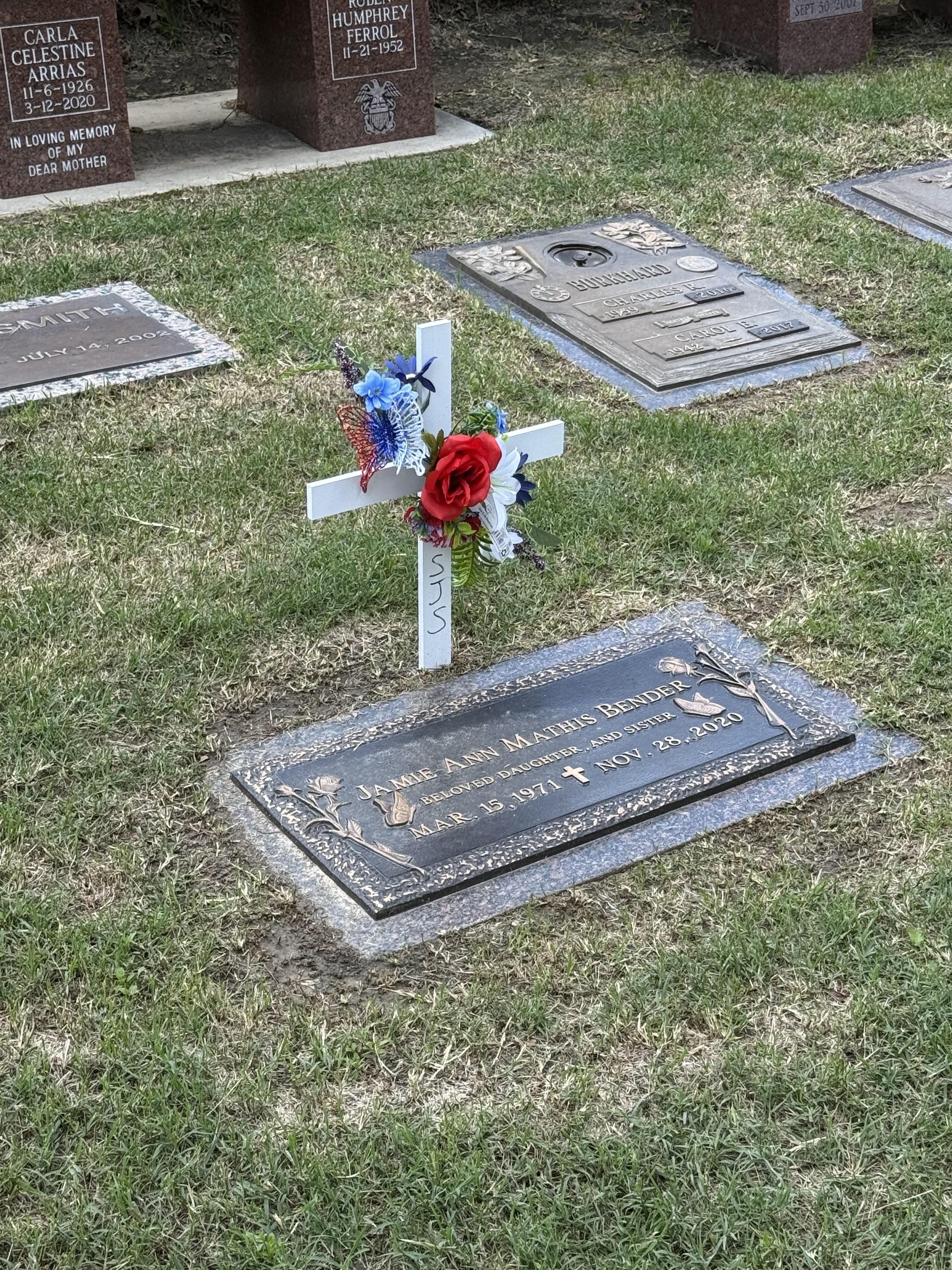 A grave stones in a cemetery