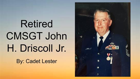 Retired Sergeant John Driscoll Jr.