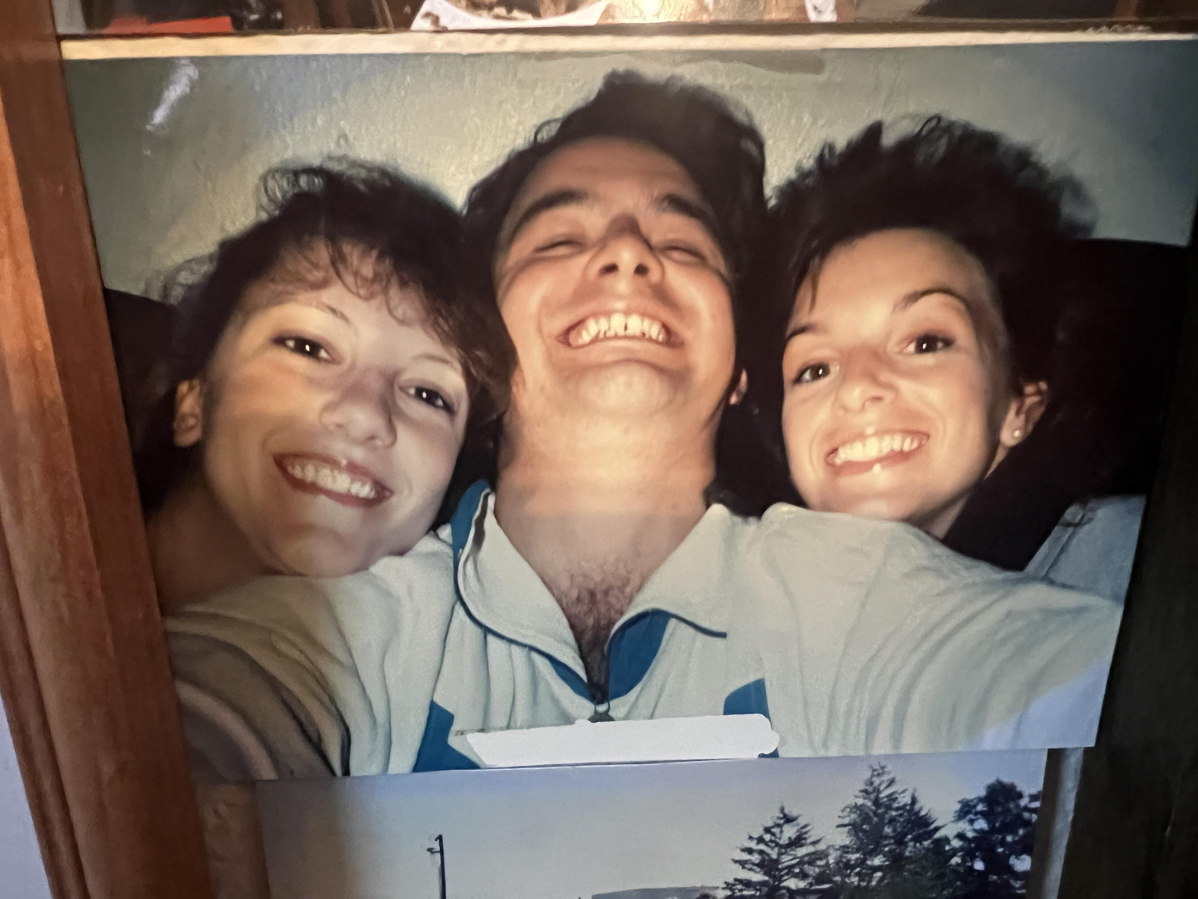 A group of people taking a selfie