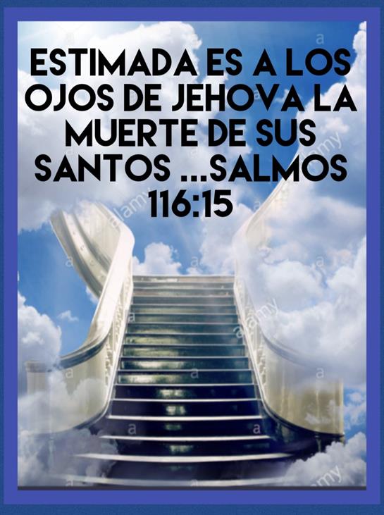 A stairway leads towards a bright sky, conveying a sense of peace and spiritual reflection.