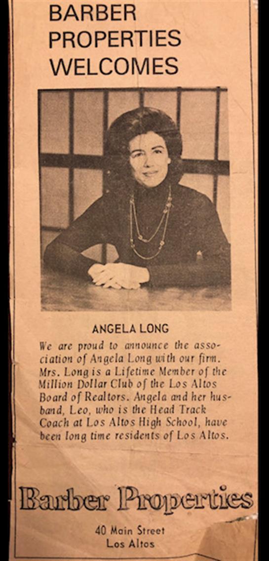 Angela Long is announced as a new associate of the real estate firm, showcasing her accomplishments.