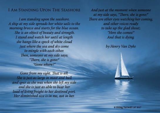 A sailboat glides by the shore at sunset, stirring feelings of yearning and beauty.