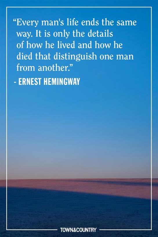 A tranquil sunset illuminates the ocean as a meaningful quote reflects on life and death.