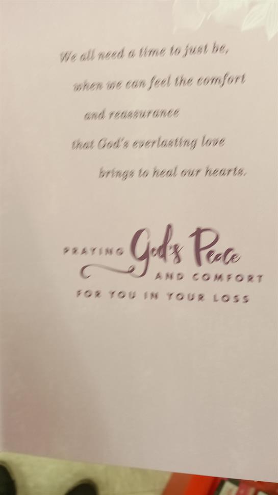 Words of comfort and prayer extend to those mourning a loss, offering peace and healing.