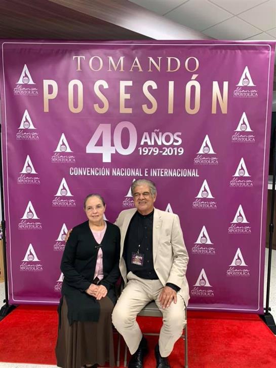 Leaders pose together at a significant event marking four decades of achievements and collaboration.