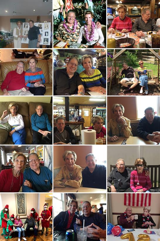 Friends enjoy each other's company in various cozy settings, sharing laughter and memories together.