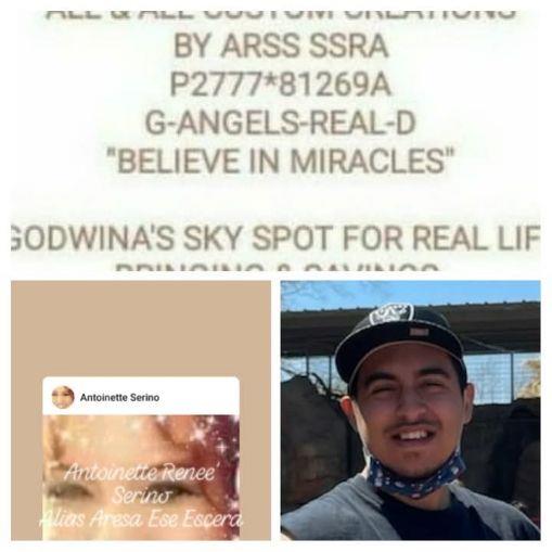 Person shares a message about miracles and positivity at a lively outdoor location.