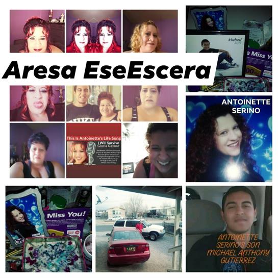 Friends and family share memories through colorful images and messages in a digital collage.