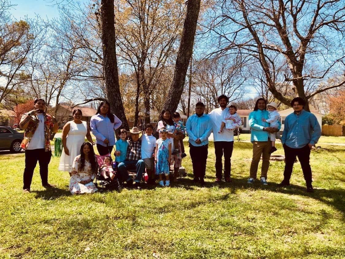 A group of people posing for a photo