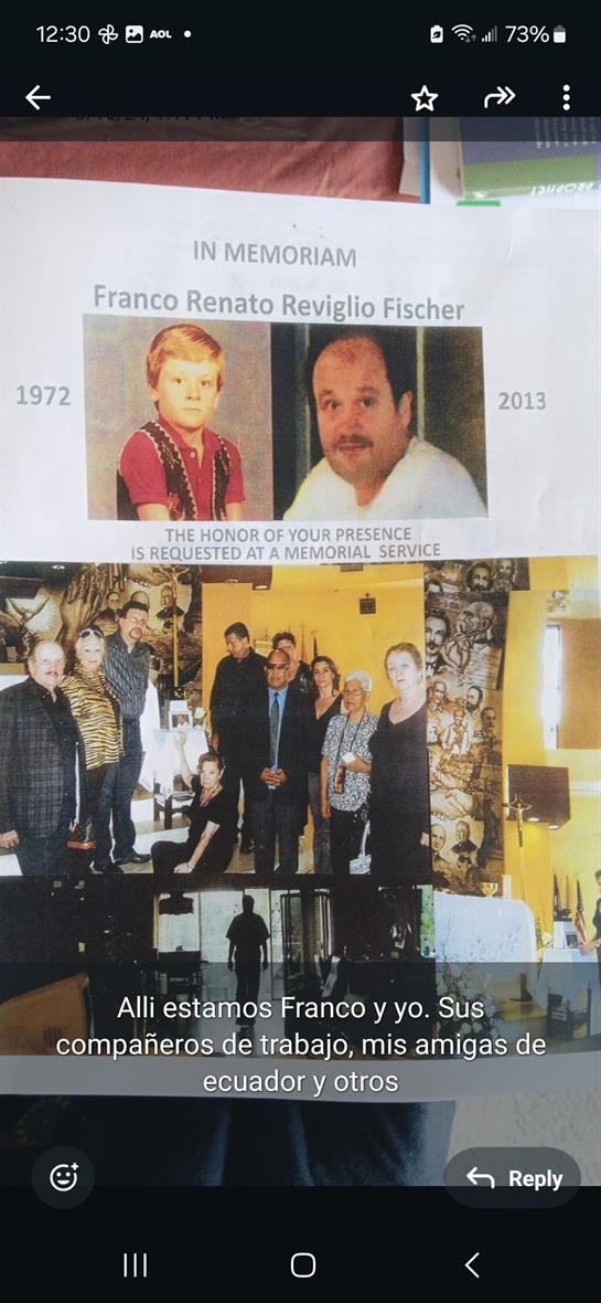 Family and friends gather to celebrate Franco Renato, honoring memories and connections in 2023.