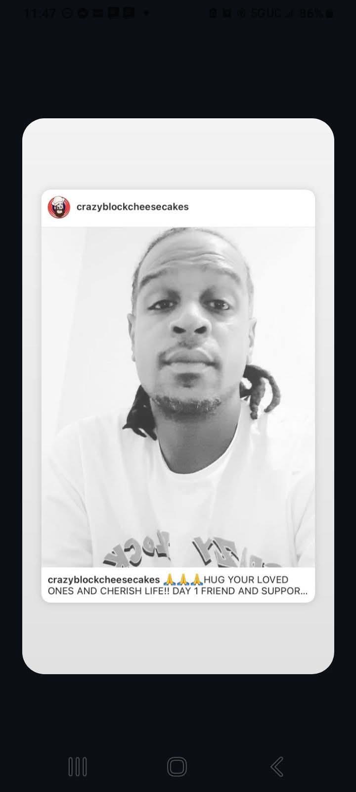 A person expresses gratitude for friends and encourages everyone to appreciate their loved ones.