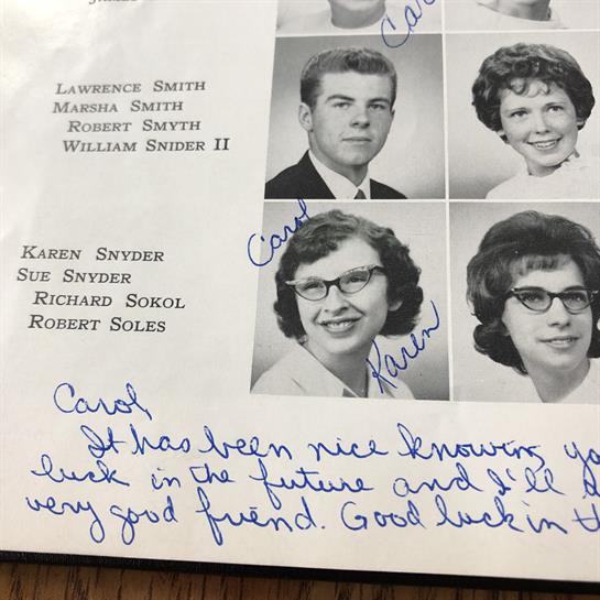 Friends share warm memories and well wishes in a heartfelt message to each other.