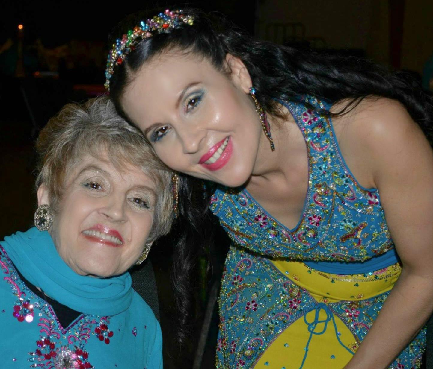 Two women posing for a picture