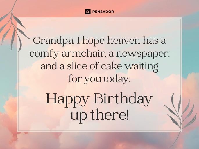 A birthday card with text