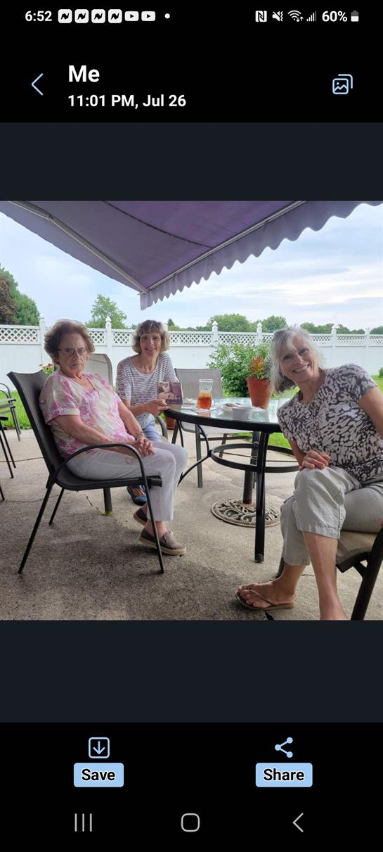 A group of women sitting at a table