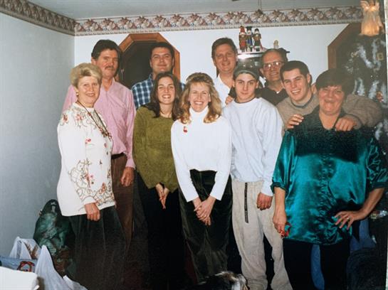 A group of people posing for a photo