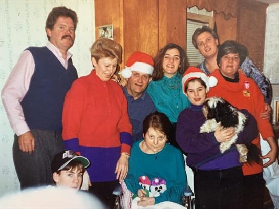 A group of people posing for a photo
