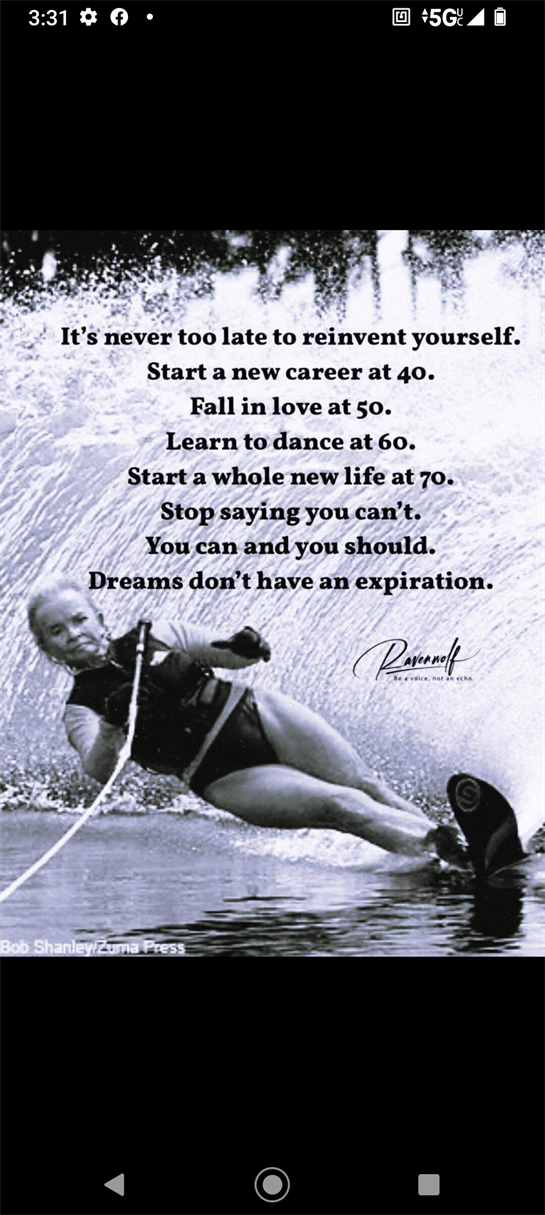 Quotes stress the importance of reinventing ourselves positively at each life stage.