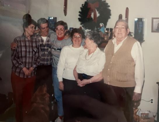 A group of people standing together
