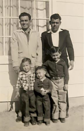 A group of people posing for a photo