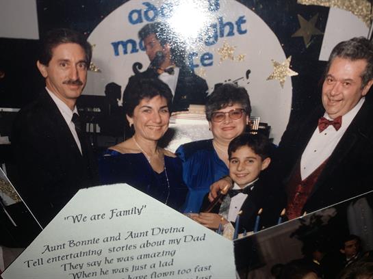 Family members celebrate together, sharing stories and laughter during a memorable event.