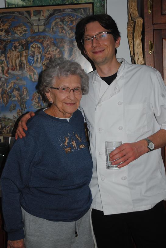 A man and woman posing for a picture